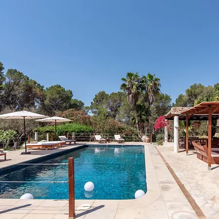 Sa Tanca Ibiza Located Puig D'en Vall, 6b , Pool , Tennis Villa